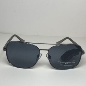 French Connection TD122018 Mens Metal  Sunglasses - Gun‎ Metal  New With Tags